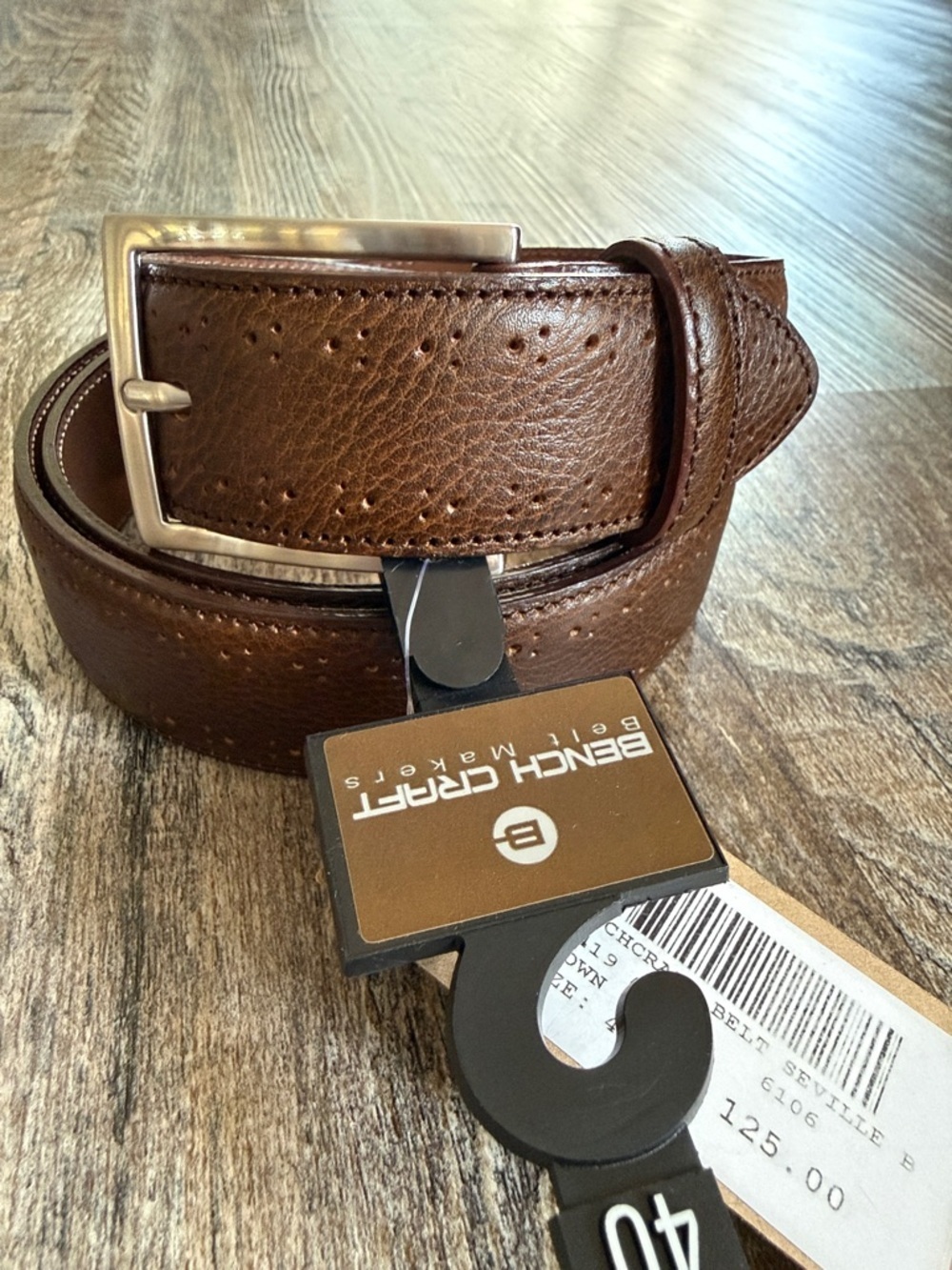 Bench Craft. | Leather Brown Belt
